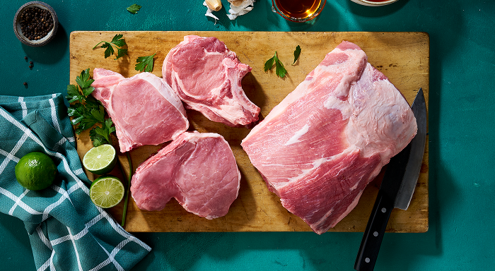 Bone-In short cut strap-off pork loin
