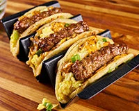 Turkey Sausage Sunrise Breakfast Taco Recipe