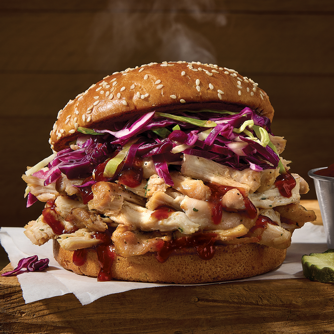 smoky bbq chicken sandwich