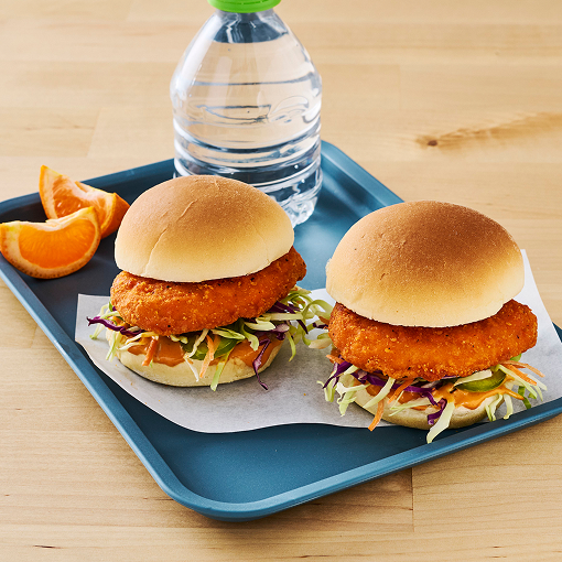 chicken sandwiches with slaw