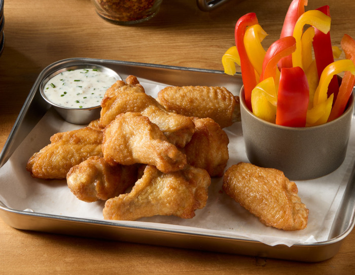 Unbreaded Oven Roasted Bone-In Chicken Wing Sections