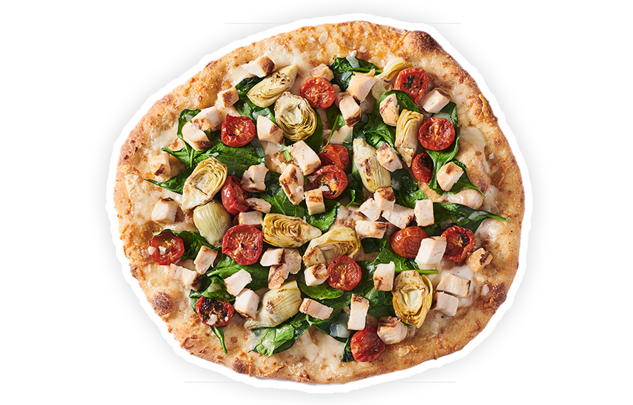 Spinach Artichoke Pizza