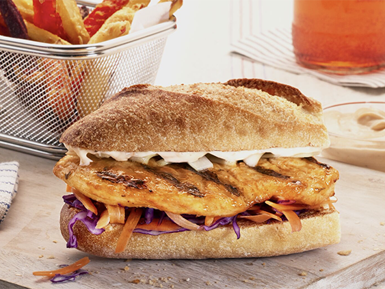 Grilled Jerk Chicken Sandwich