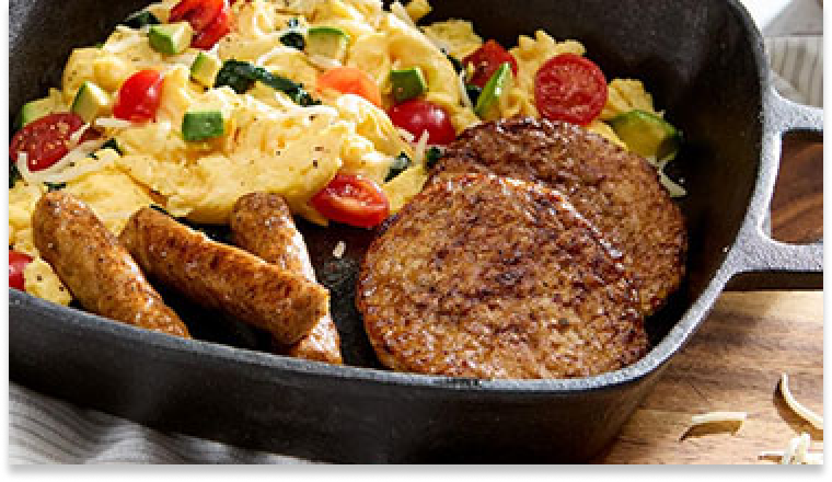 Help Build Breakfast Sales with Chicken or Plant-Based Sausage
