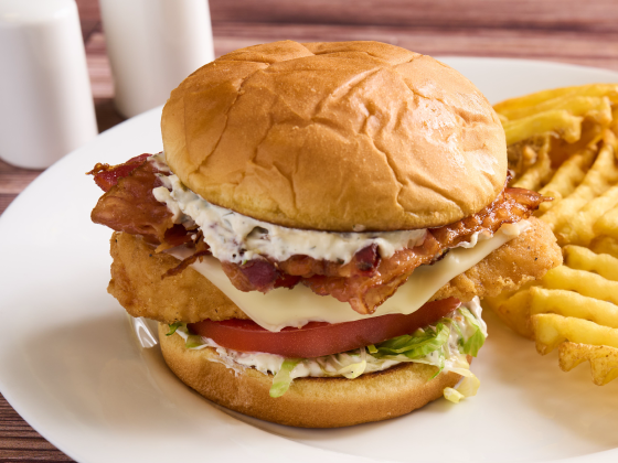 Crispy Chicken Bacon Swicy Ranch Sandwich Recipe