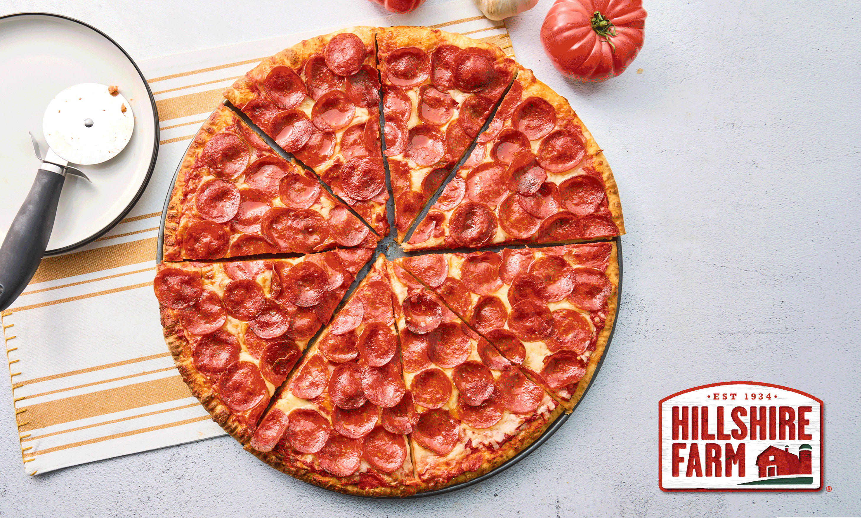 pepperoni pizza on a wooden pizza peel