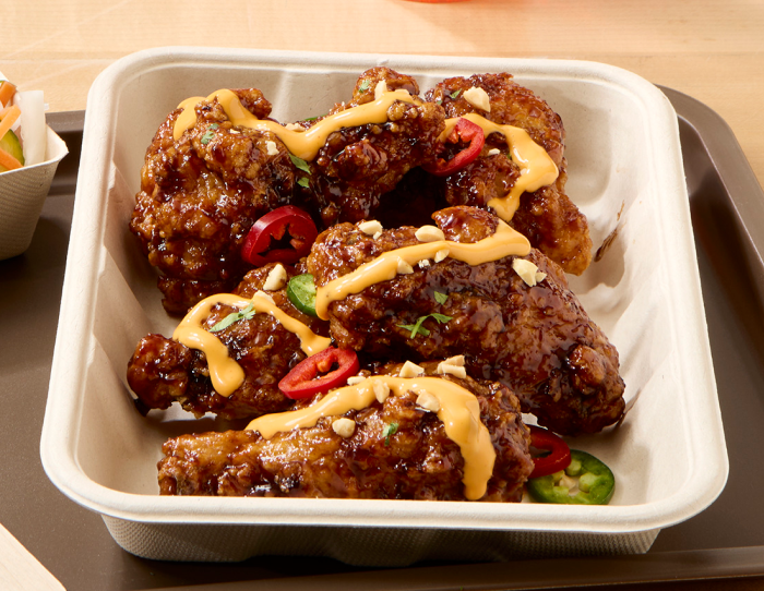 Fully Cooked Crispy Battered Chicken Wing Sections