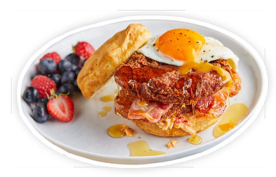 Spicy Breakfast Chicken Sandwich 