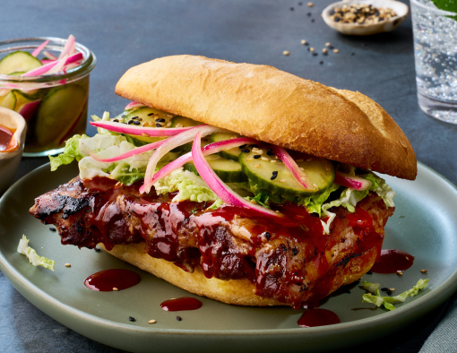 Gochujang Bulgogi Pork Rib Sandwich