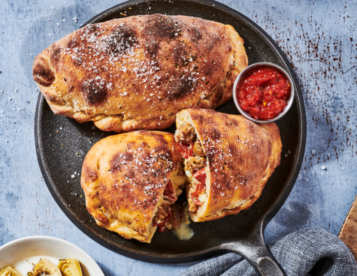 Double Meat Calzone Recipe