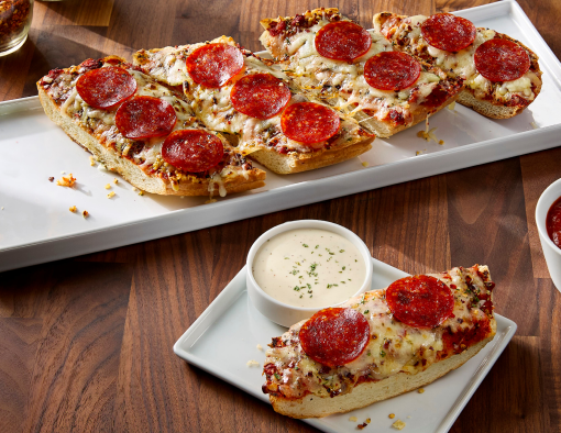 Pepperoni Pizza Garlic Bread Recipe