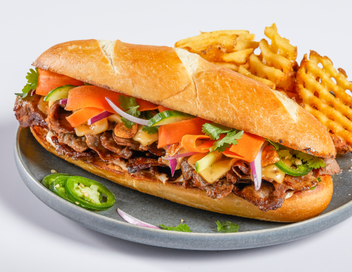 Thai BBQ-Inspired Cheesesteak