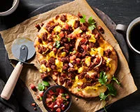 Chorizo Breakfast Flatbread Recipe