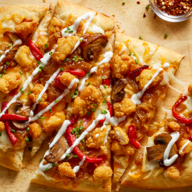 Chicken Bacon and Ranch Flatbread Recipe