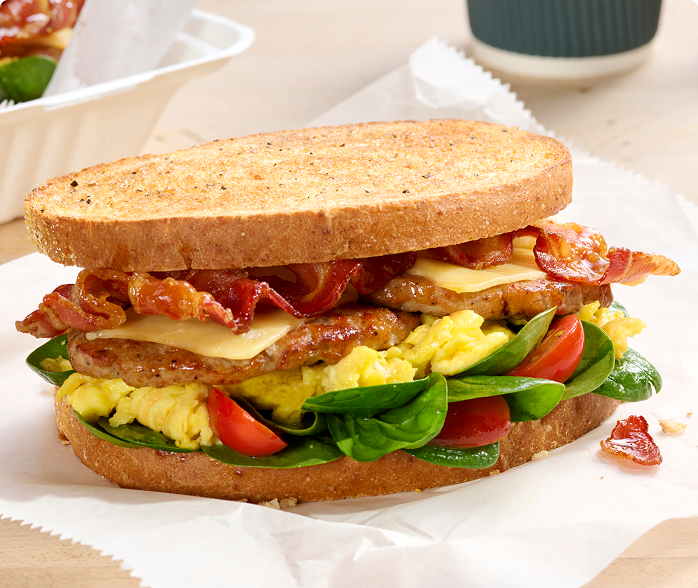 Bruchhouse breakfast sandwich