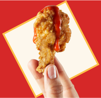 Tyson Red Label® Fully Cooked Breaded Authentically Crispy Original Bone-In Chicken Wing