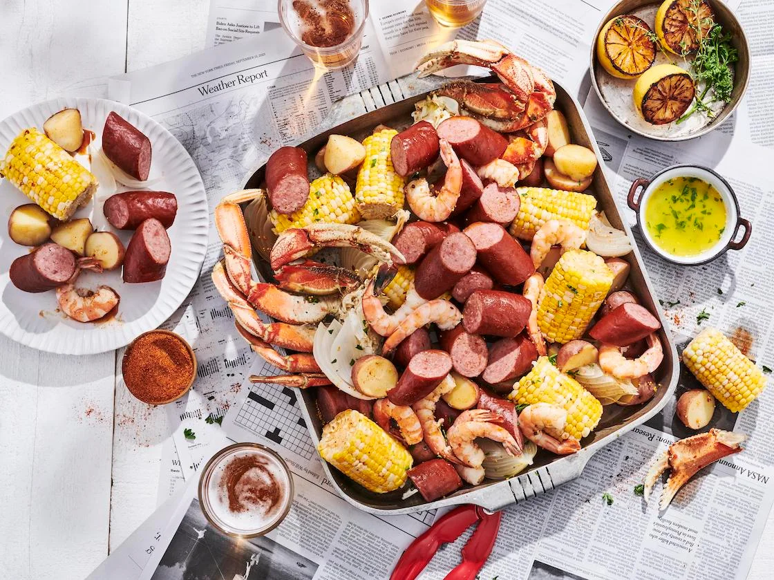 Sausage & Seafood Boil Platter Recipe