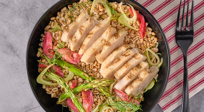 chicken dish in a bowl