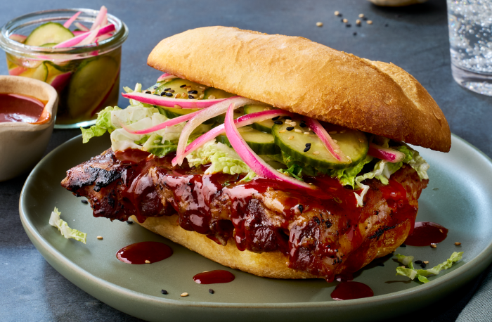 Gochujang Bulgogi Pork Rib Sandwich