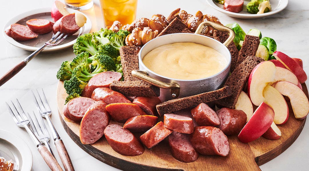 Cheddar Ale fondue