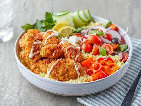 Mediterranean Lemon Chicken Bowl