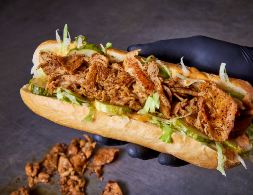 Blackened Chicken Po Boy