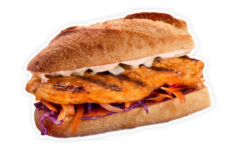 Grilled Jerk Chicken Sandwich