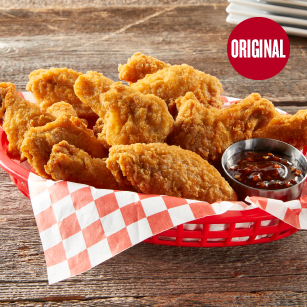 Tyson Red Label® Fully Cooked Breaded Authentically Crispy Original Bone-In Chicken Wing Sections