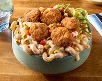 Spicy Breaded Beef Bite Mac & Bowl Recipe