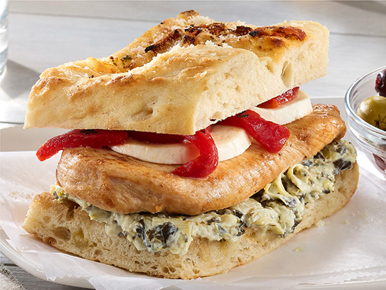 Antipasto Roasted Chicken Sandwich Recipe