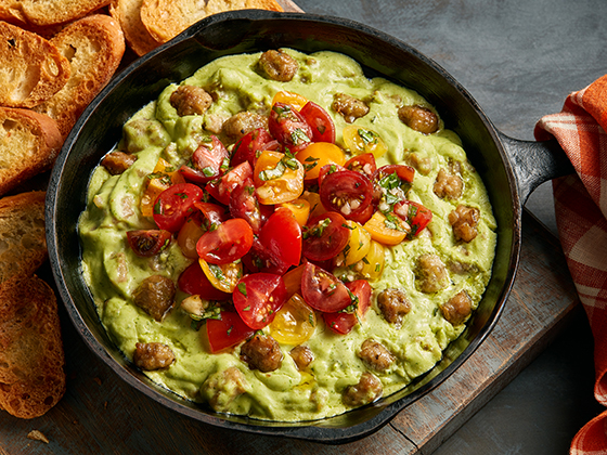 Italian Sausage Pesto Party Dip Recipe