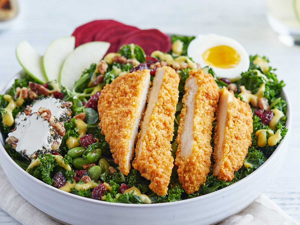 Crunchy Kale Chicken Salad Recipe