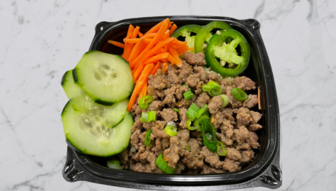 Image of K-12 Tikka Burger on a plate.