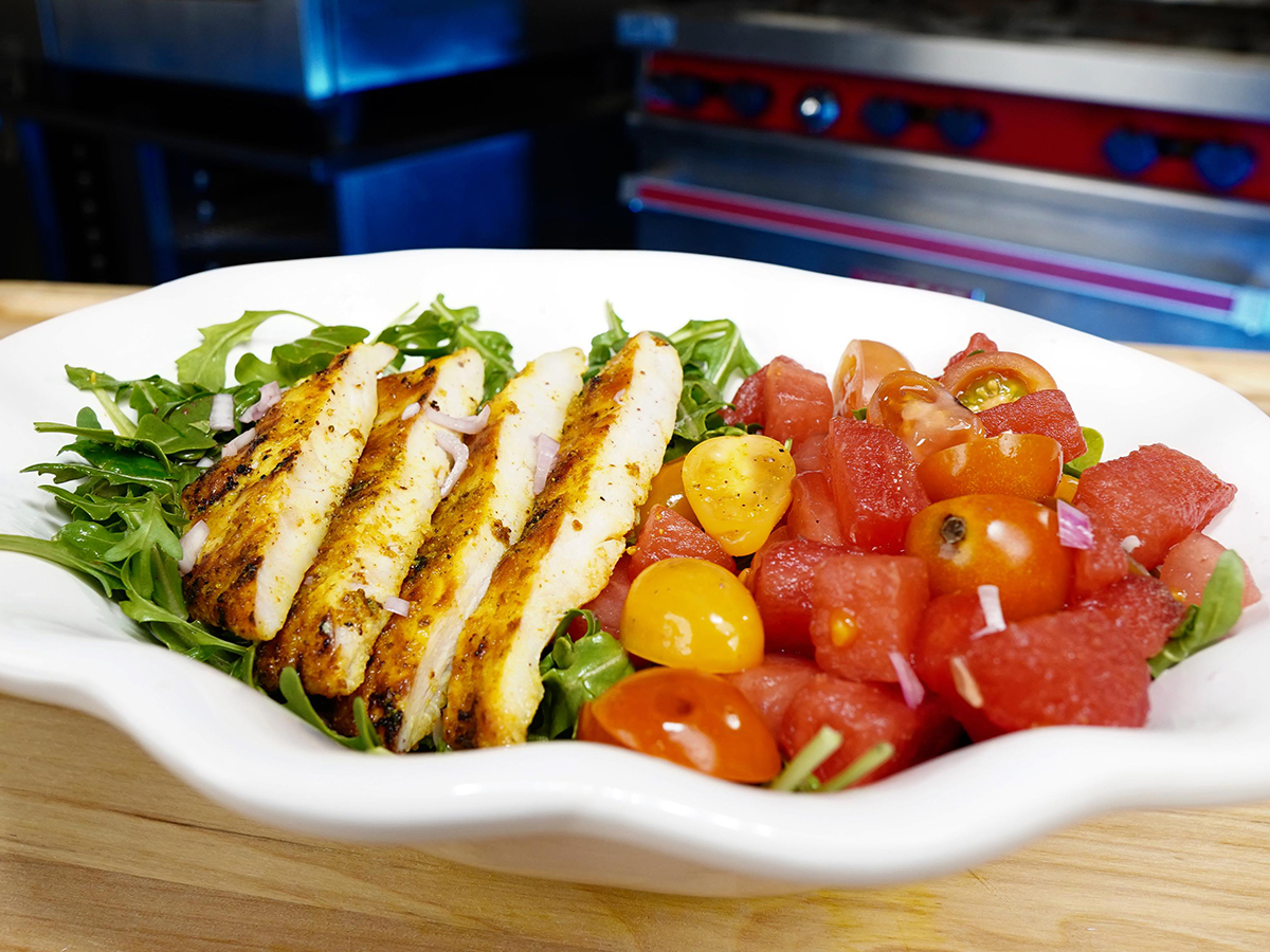Image of Tandoori Grilled Chicken Salad Recipe
