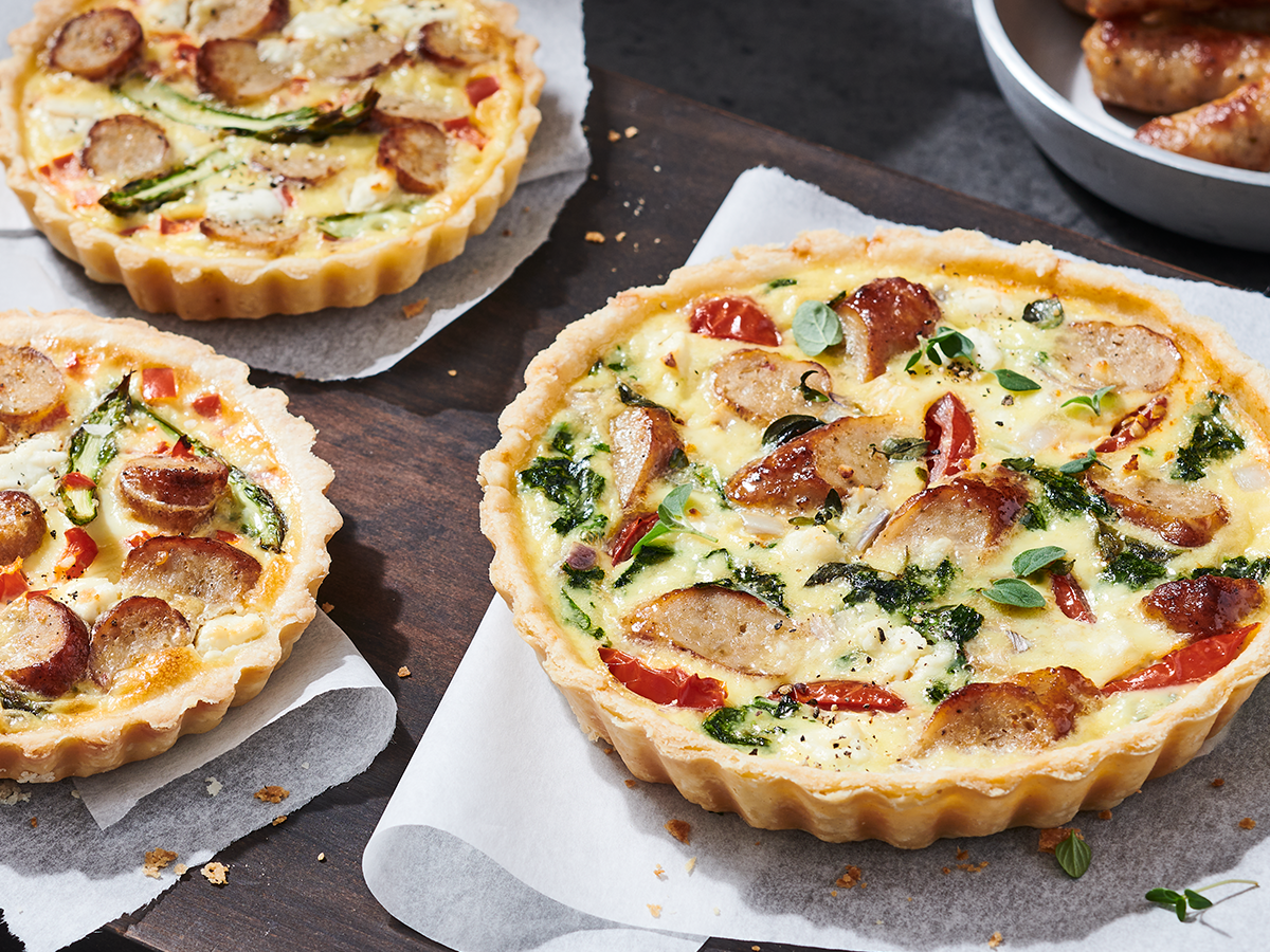 How to make our yummy Breakfast Tart Featuring Jimmy Dean® Fully Cooked Pork Sausage Links.