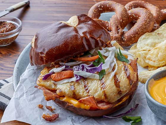 Image of Beer Cheese Grilled Chicken Sandwich Recipe