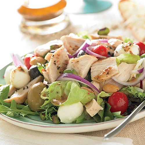 Image of chicken salad on a plate